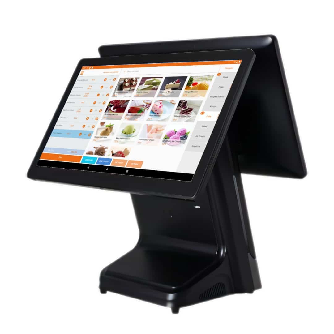 POS Kasir Dual Screen+Bonus Printer Kasir